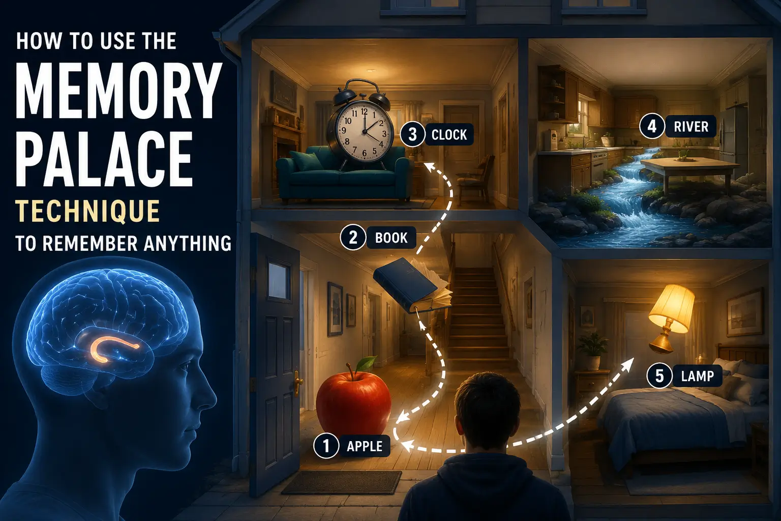 How to Use the Memory Palace Technique to Remember Anything