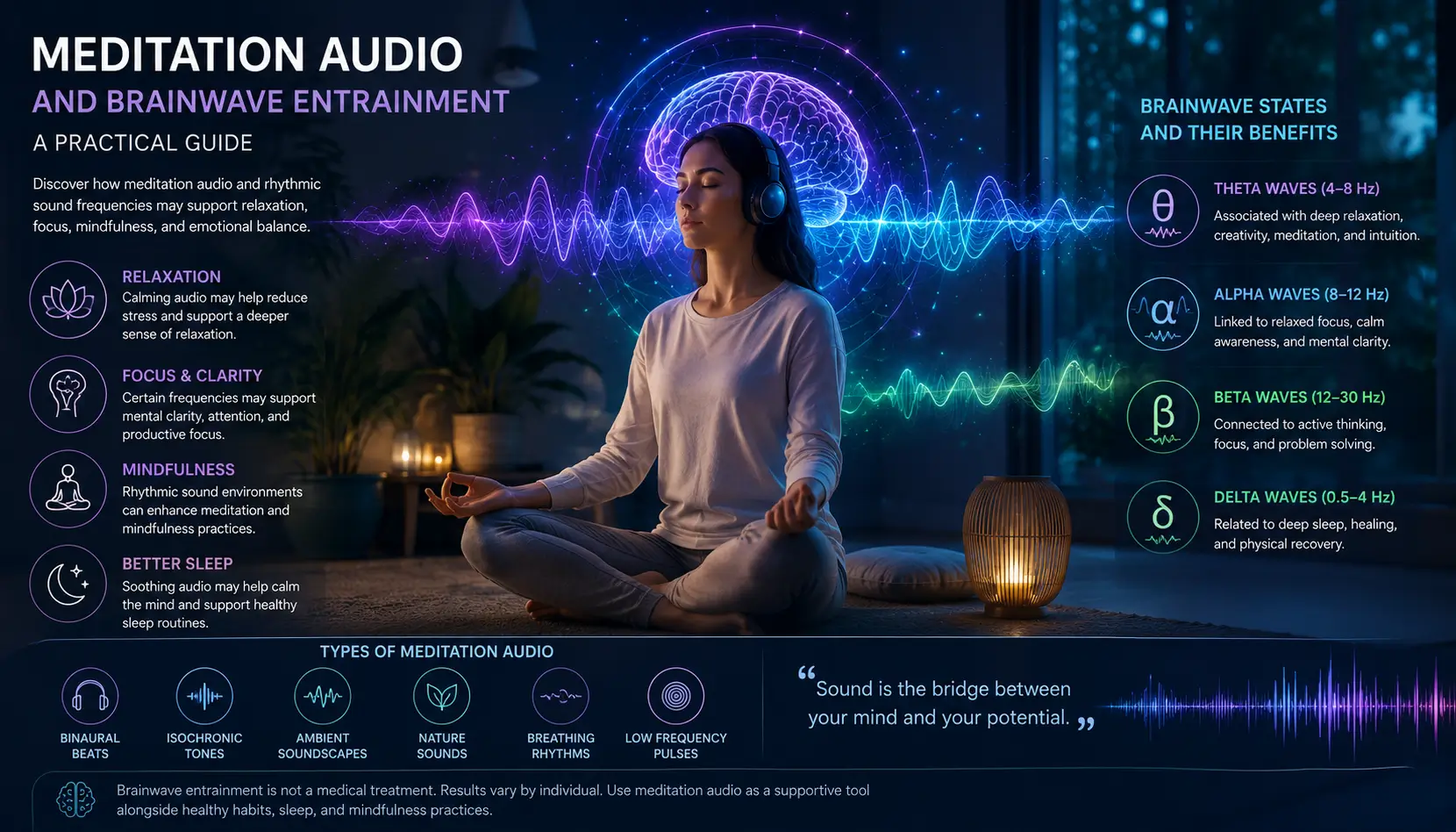 Meditation Audio and Brainwave Entrainment: A Practical Guide