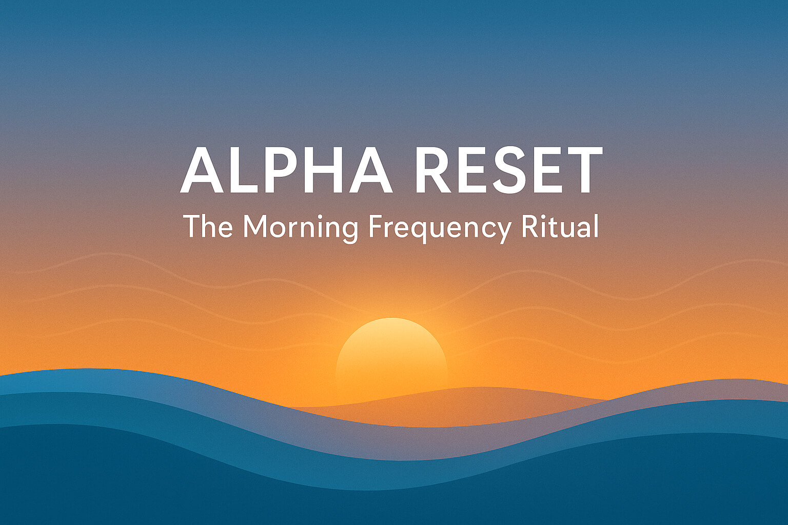 alpha-reset-frequency