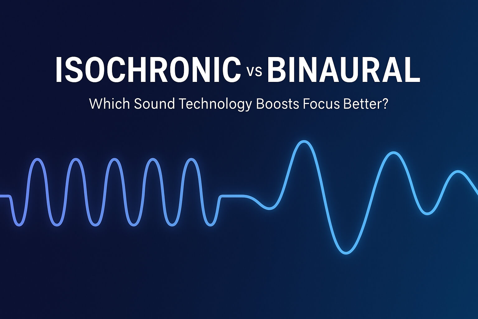 Isochronic vs Binaural: Which Sound Technology Boosts Focus Better?