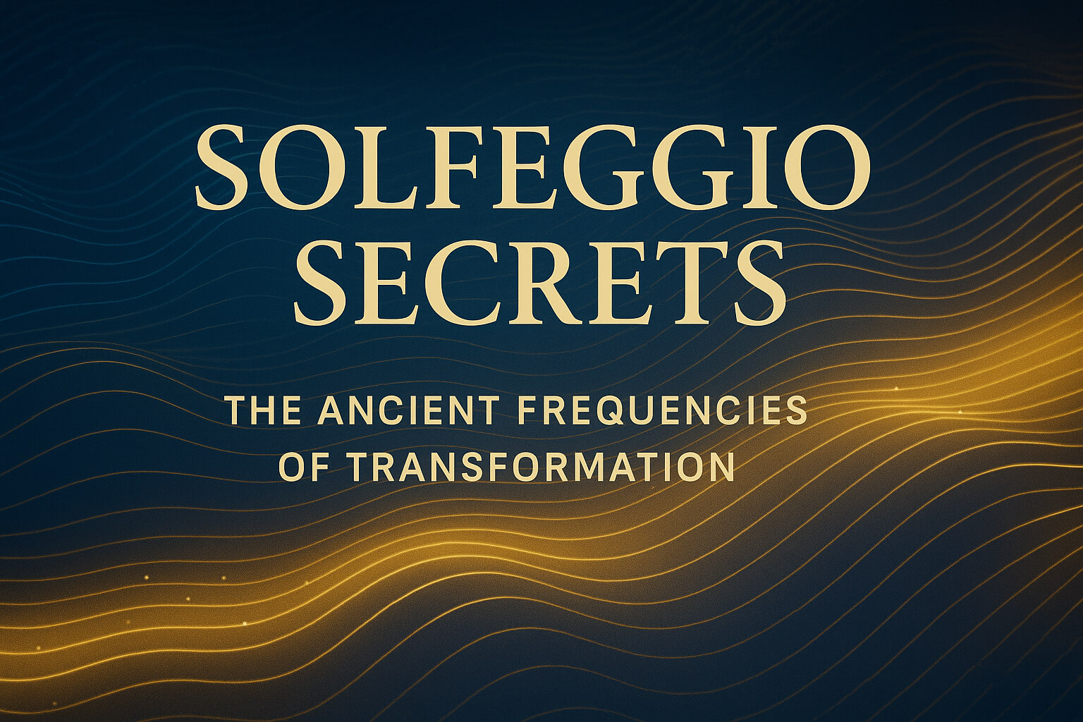 Solfeggio Secrets: The Ancient Frequencies of Transformation