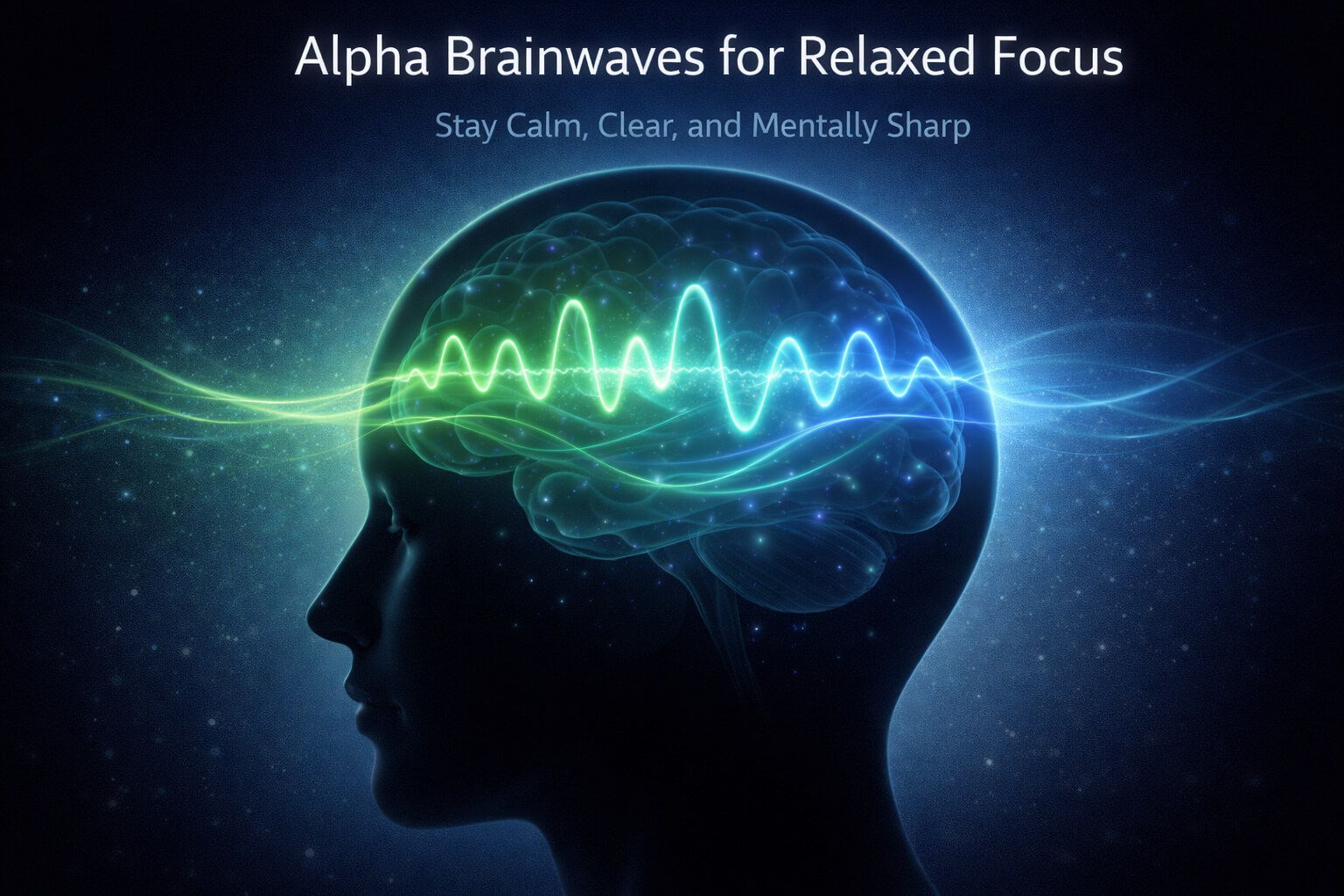 Alpha Brainwaves for Relaxed Focus: Stay Calm and Mentally Sharp