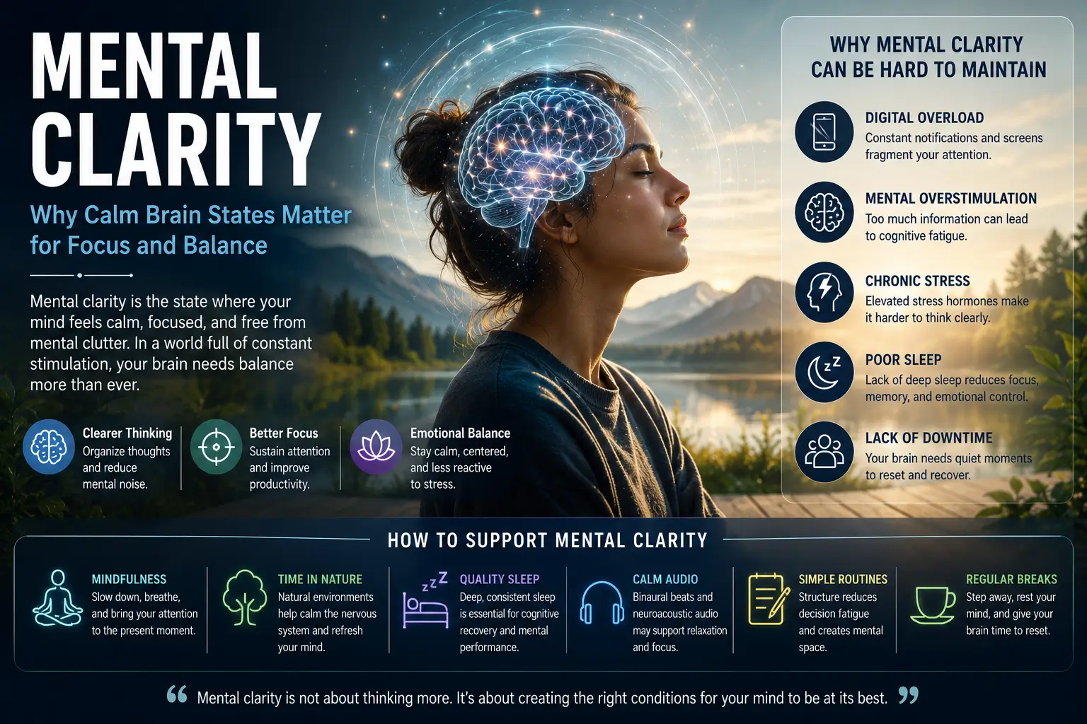 Mental Clarity: Why Calm Brain States Matter for Focus and Balance
