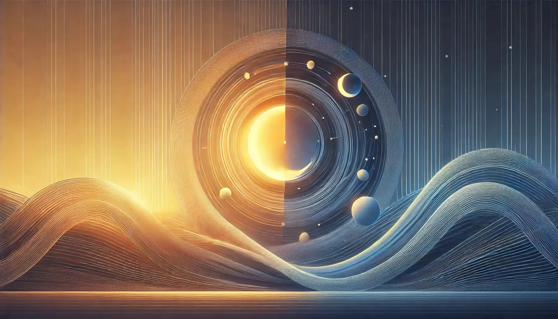 Circadian rhythm illustration showing the body's internal clock, sleep-wake cycle, morning sunlight exposure, nighttime recovery, and healthy sleep timing for better energy and focus.